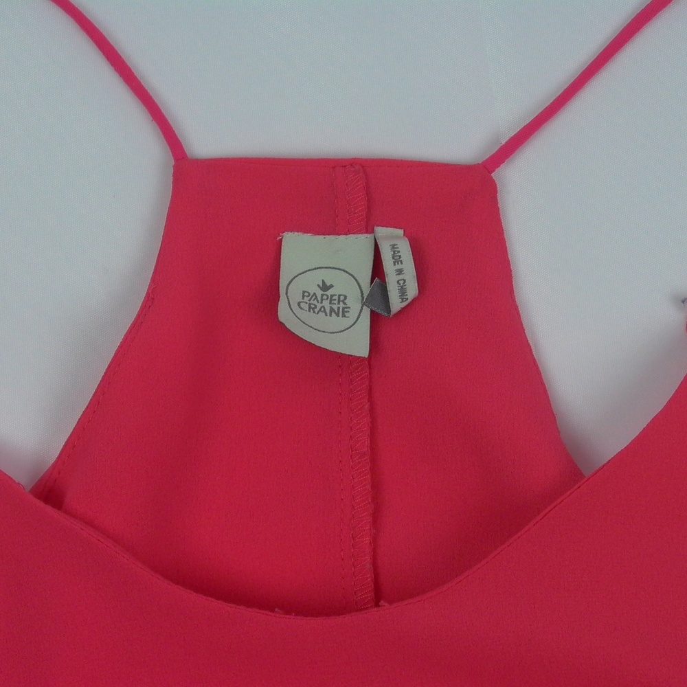 Paper Crane XS Coral Tank Top racer back - Picture 4 of 5